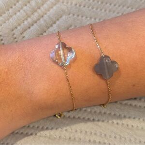 Morganne Bello Clover quartz bracelet